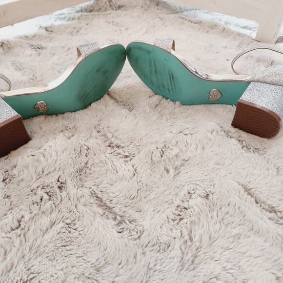 BETSEY JOHNSON WOMENTS MIRI OPEN TOE SPECIAL OCCASION OPEN STRAP SIZE 8.5 - Picture 12 of 13